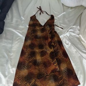 LAST CHANCE Adorable sparkly halter wrap dress